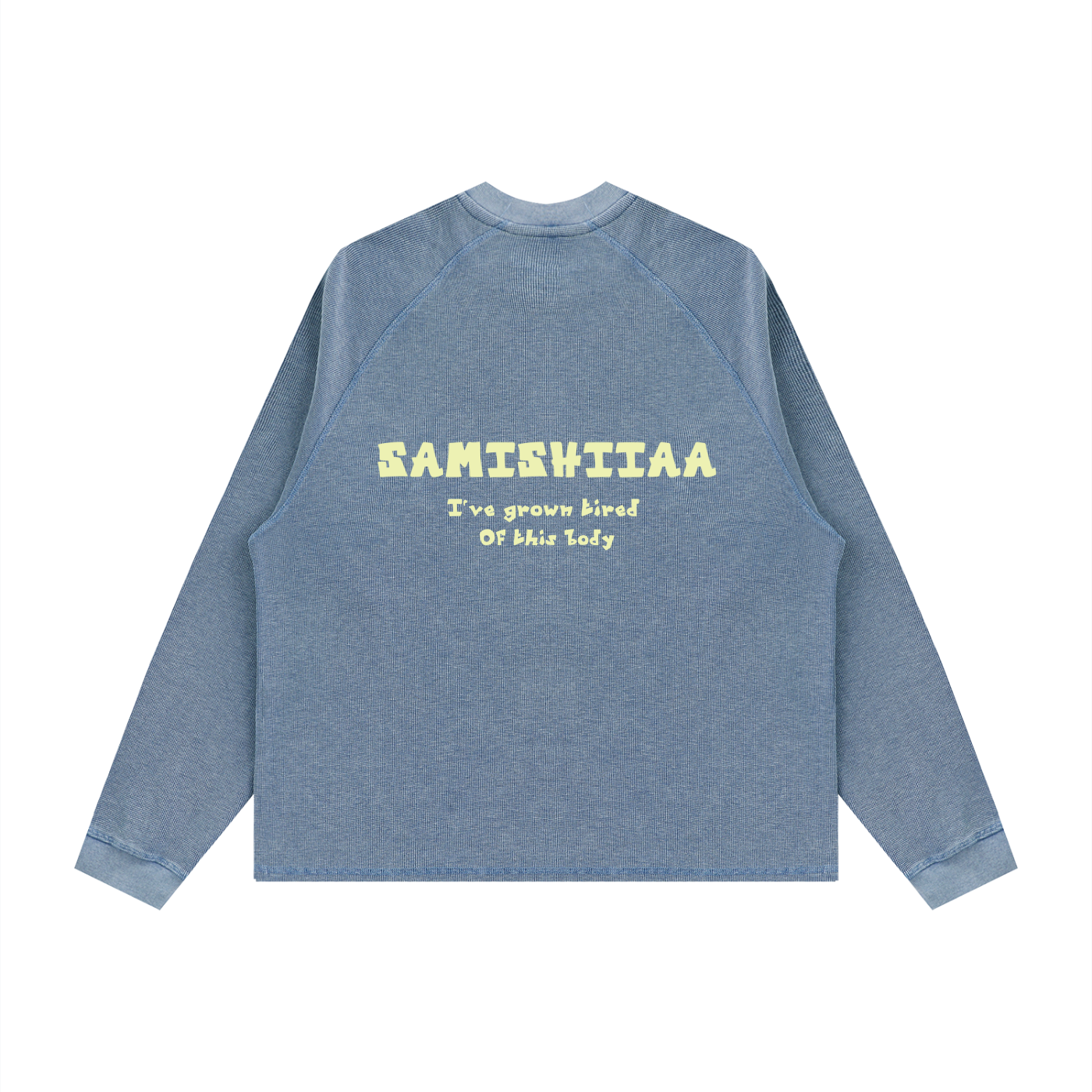 Samishiiaa Unisex Vintage Wash Boxy  waffle  T-Shirt