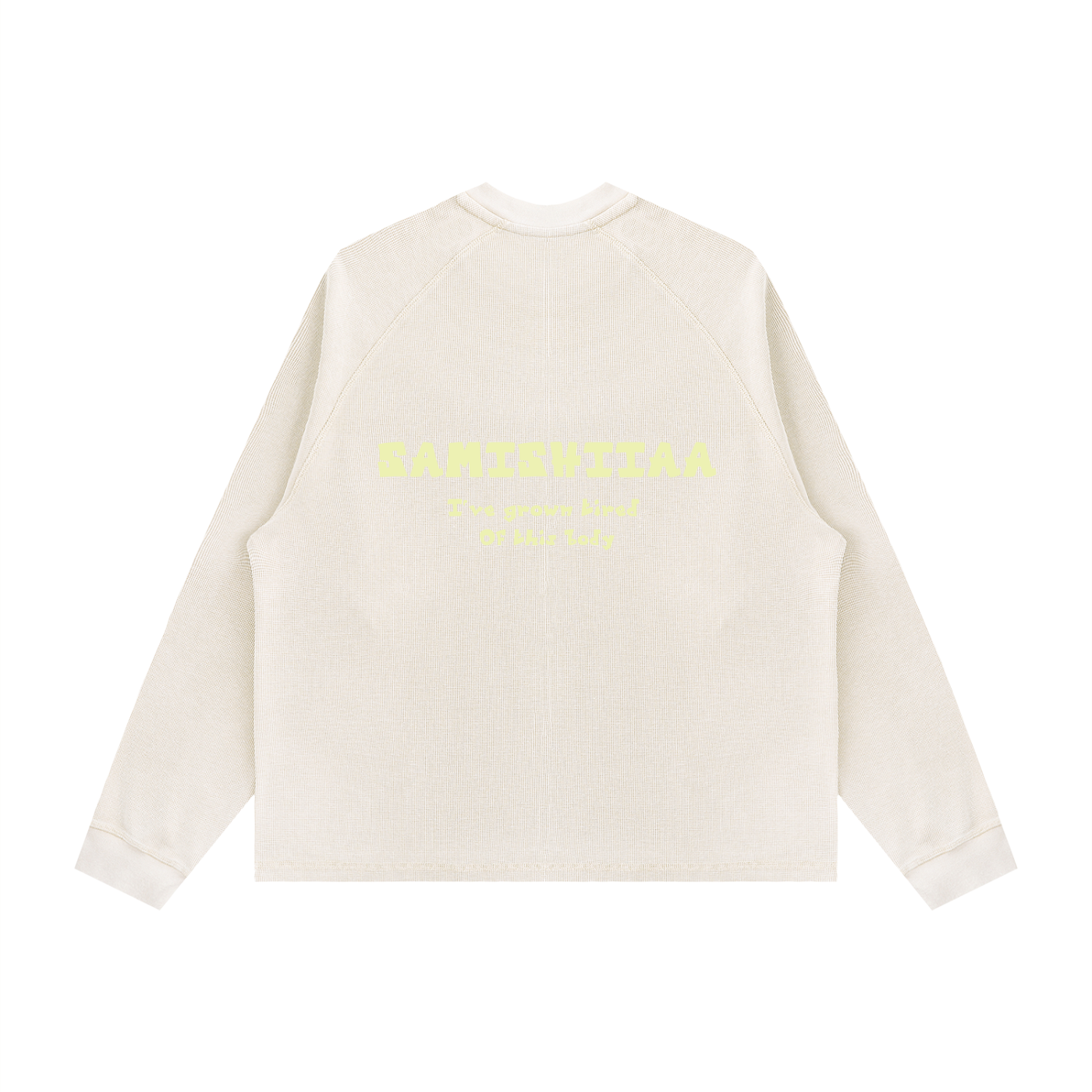 Samishiiaa Unisex Vintage Wash Boxy  waffle  T-Shirt