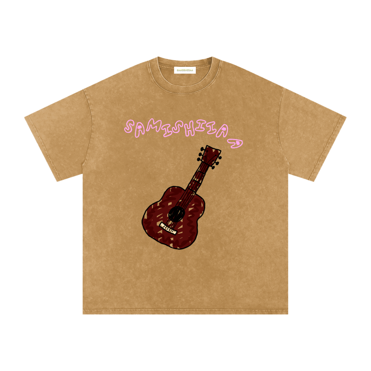 “PUMPKIN EATER” COLORED DERPY COVER ART OVERSIZED COTTON T-SHIRT