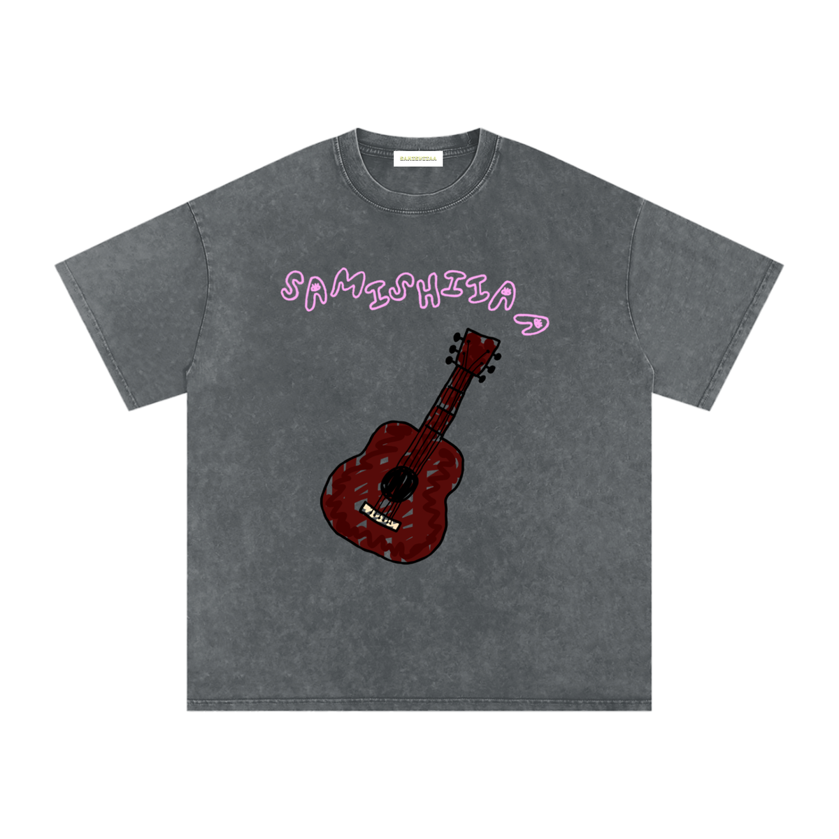 “PUMPKIN EATER” COLORED DERPY COVER ART OVERSIZED COTTON T-SHIRT