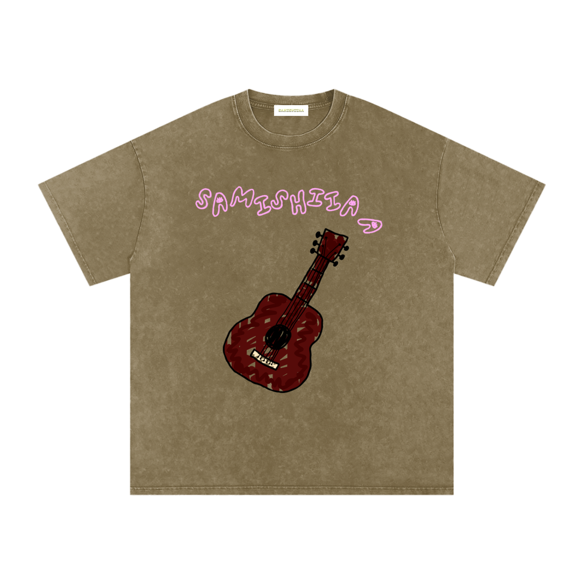 “PUMPKIN EATER” COLORED DERPY COVER ART OVERSIZED COTTON T-SHIRT