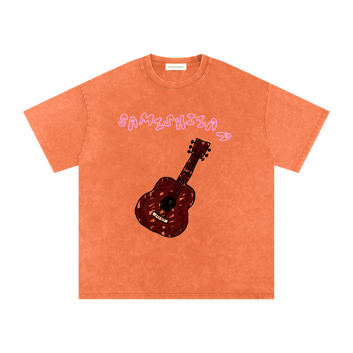 “PUMPKIN EATER” COLORED DERPY COVER ART OVERSIZED COTTON T-SHIRT