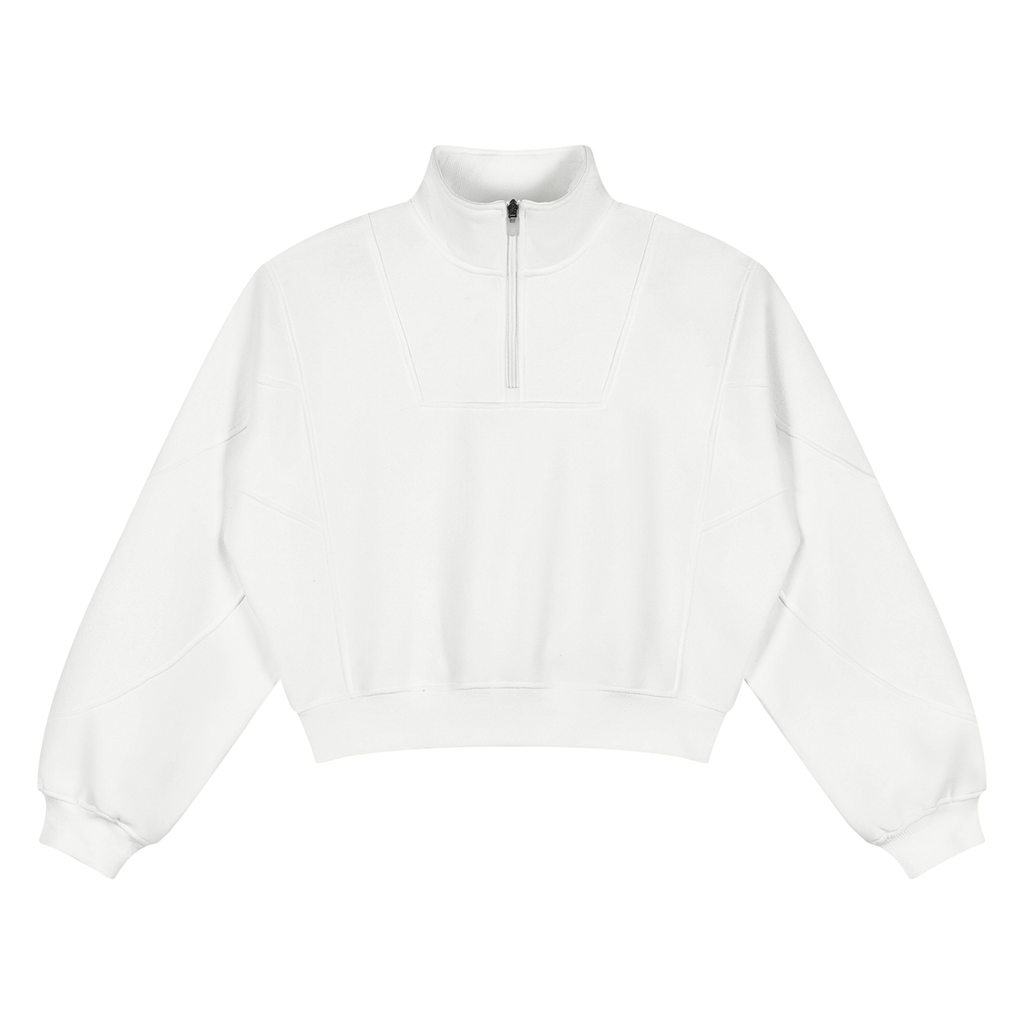 SAMISHIIAA (LIMITED EDITION HALLOWEEN) Loose Fleece Quarter-Zip Sweatshirt