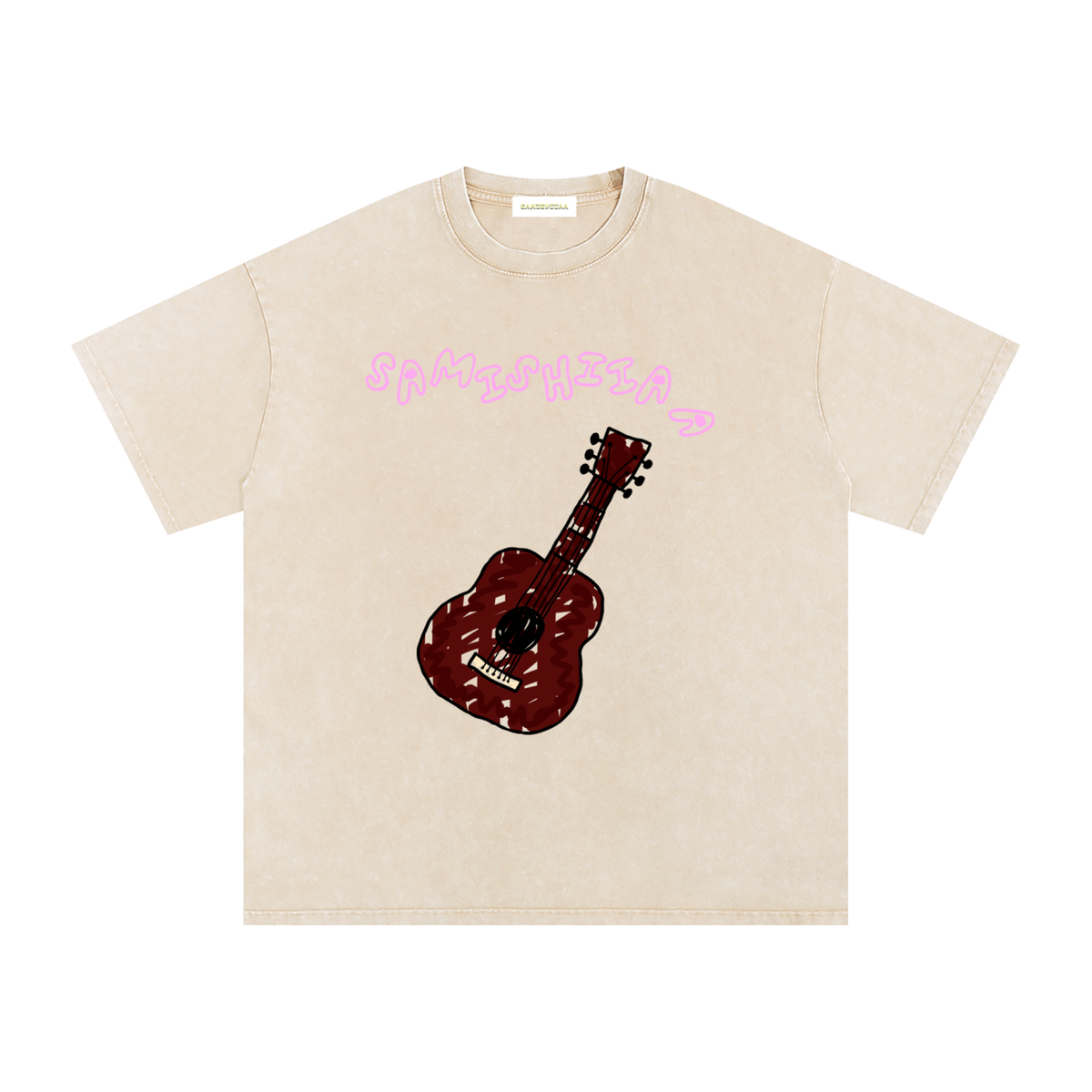 “PUMPKIN EATER” COLORED DERPY COVER ART OVERSIZED COTTON T-SHIRT