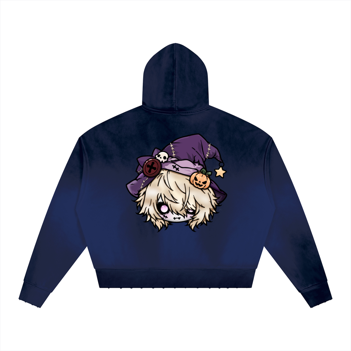 SAMISHIIAA (LIMITED EDITION HALLOWEEN) SUNFADE BOXY HOODIE