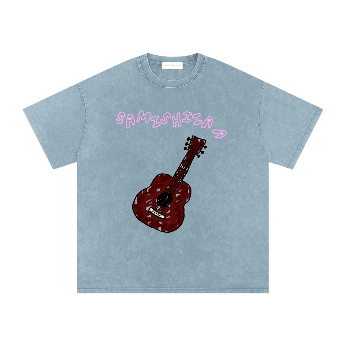 “PUMPKIN EATER” COLORED DERPY COVER ART OVERSIZED COTTON T-SHIRT
