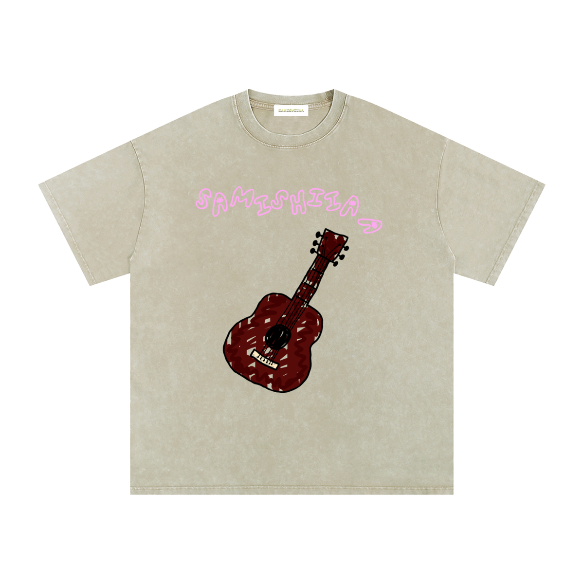 “PUMPKIN EATER” COLORED DERPY COVER ART OVERSIZED COTTON T-SHIRT