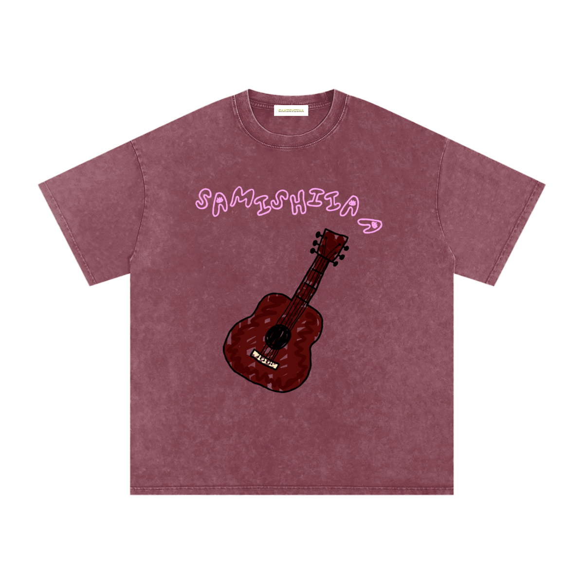 “PUMPKIN EATER” COLORED DERPY COVER ART OVERSIZED COTTON T-SHIRT