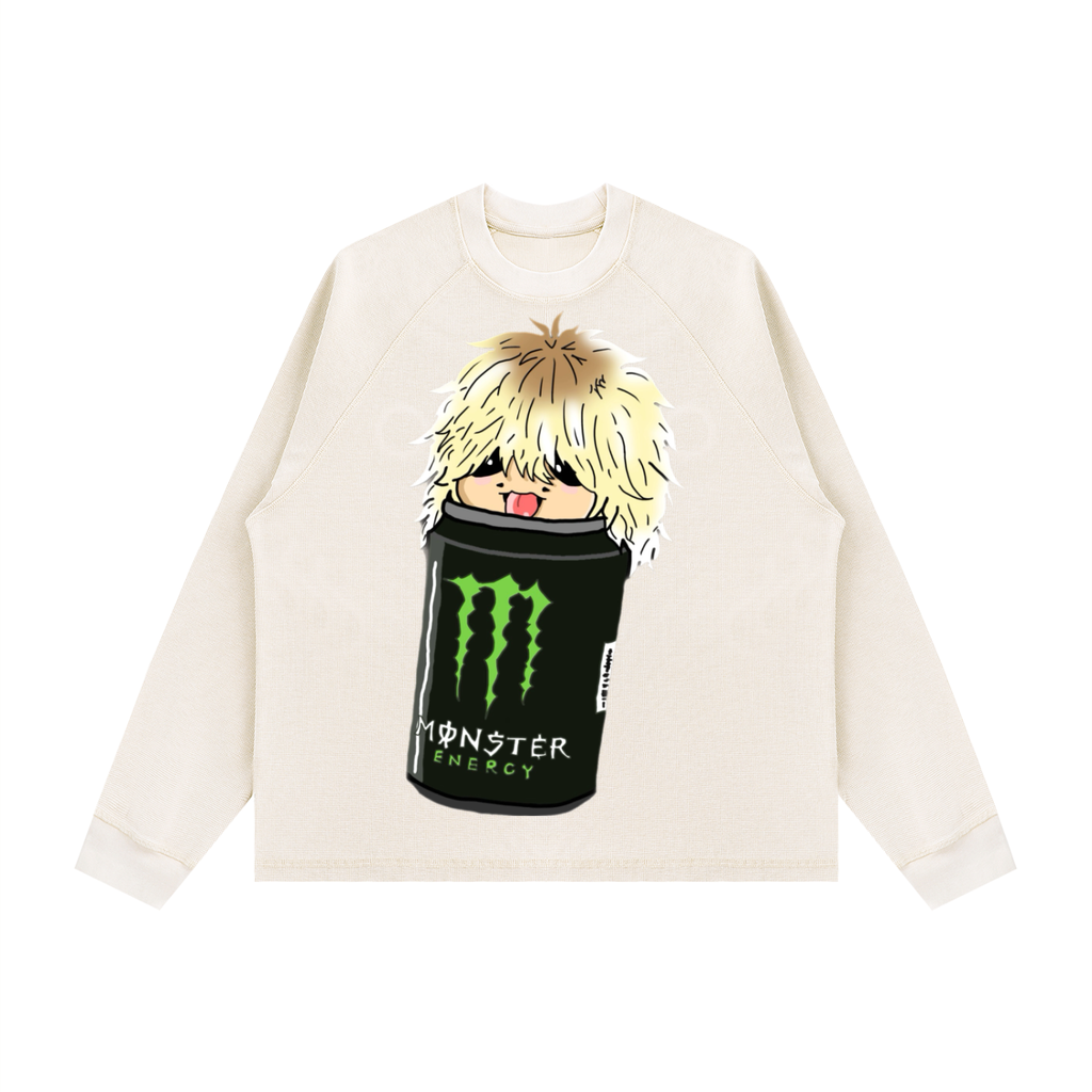 Samishiiaa Unisex Vintage Wash Boxy  waffle  T-Shirt