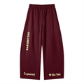 Samishiiaa Heavyweight Wide Leg Panel Sweatpants