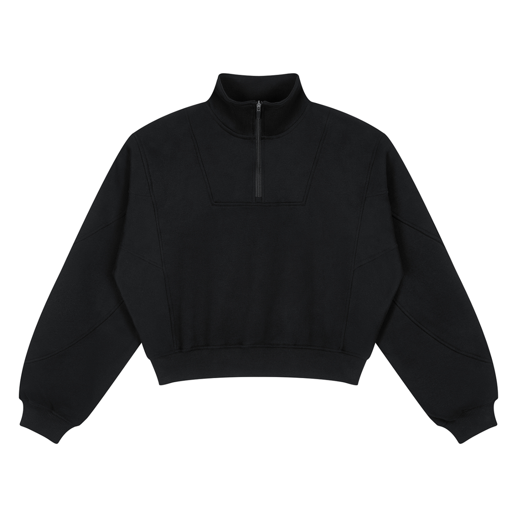 SAMISHIIAA (LIMITED EDITION HALLOWEEN) Loose Fleece Quarter-Zip Sweatshirt