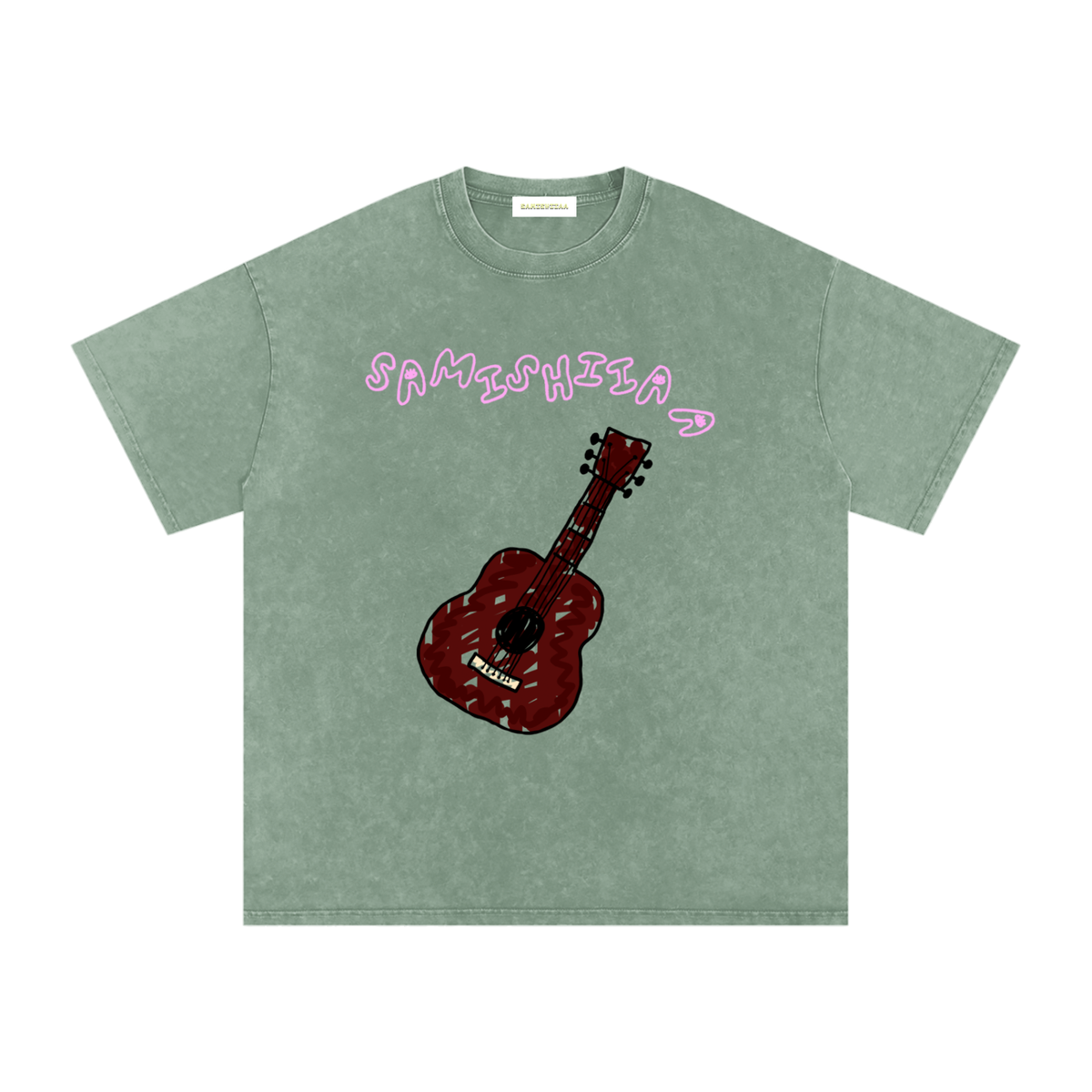 “PUMPKIN EATER” COLORED DERPY COVER ART OVERSIZED COTTON T-SHIRT