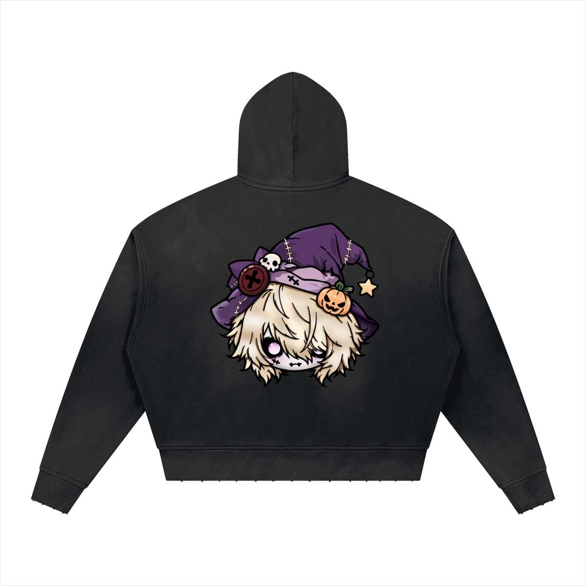 SAMISHIIAA (LIMITED EDITION HALLOWEEN) SUNFADE BOXY HOODIE