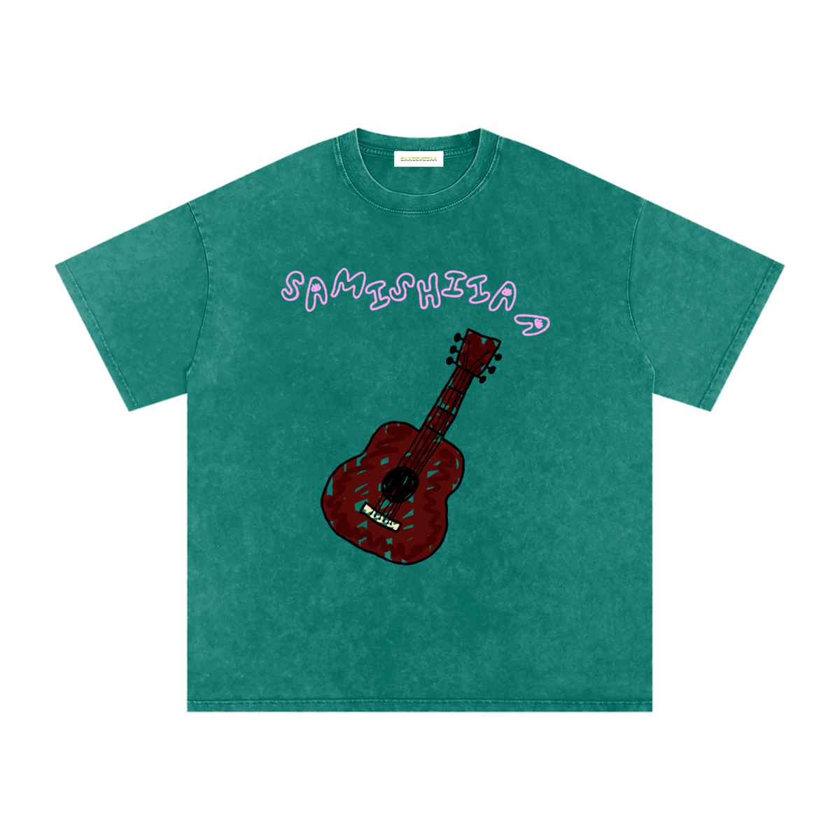 “PUMPKIN EATER” COLORED DERPY COVER ART OVERSIZED COTTON T-SHIRT