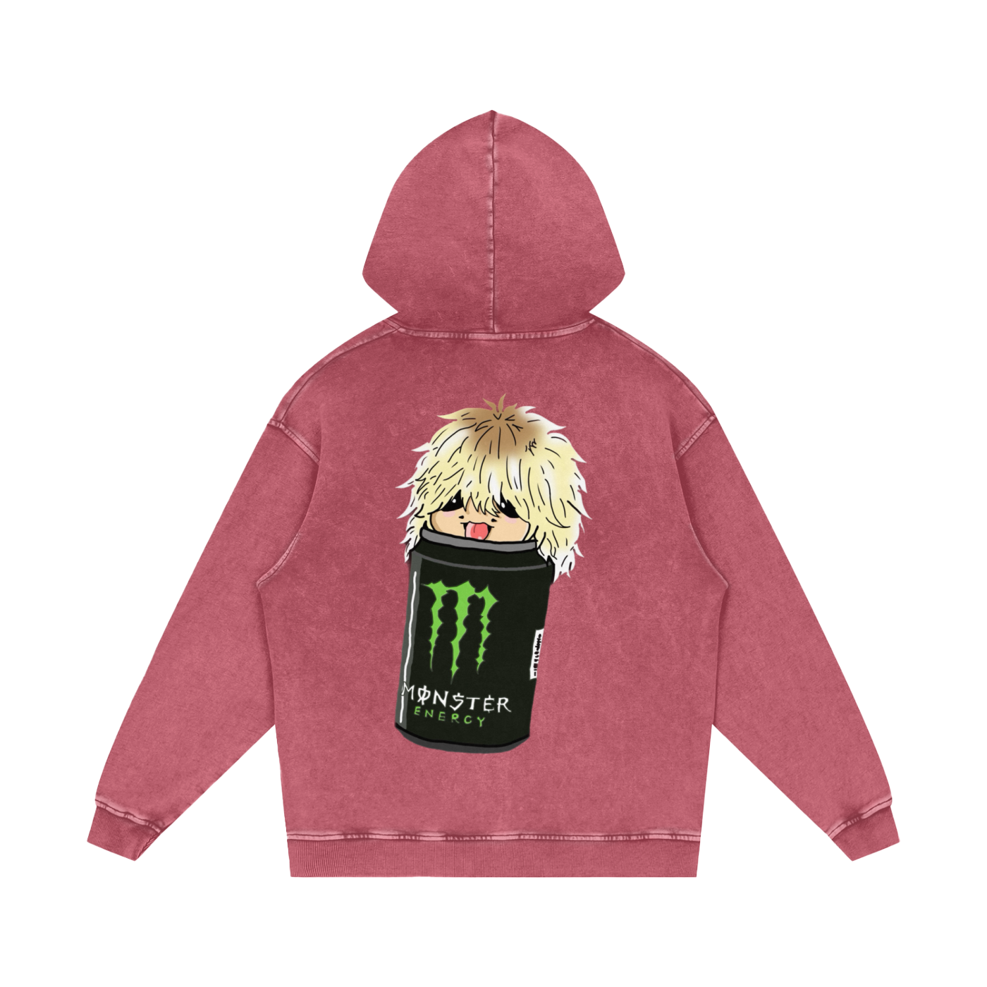 Samishiiaa Snow Washed Loose Cotton Hoodie