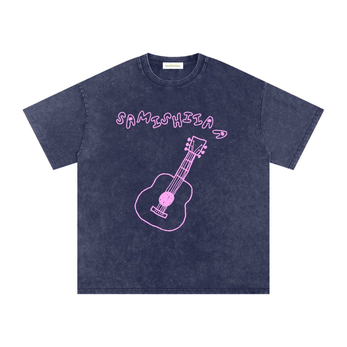 “PUMPKIN EATER” PINK DERPY COVER ART OVERSIZED COTTON T-SHIRT